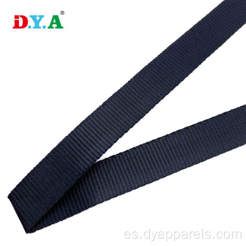 Correo de nylon negro de 1.5 pulgadas 20 mm para acampar